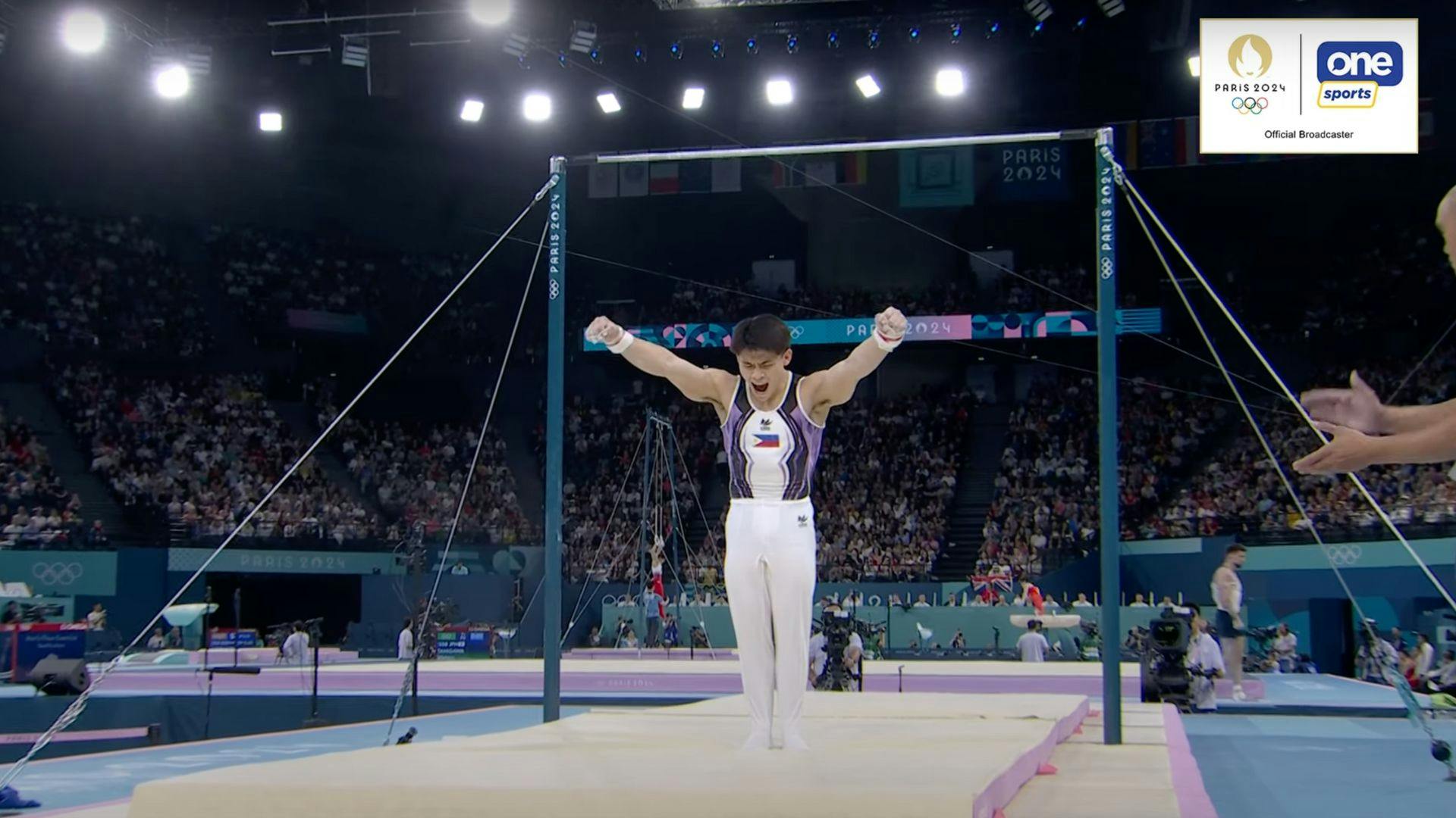 Carlos Yulo shines in floor exercise and vault in Paris 2024, avenges Tokyo 2020 performance